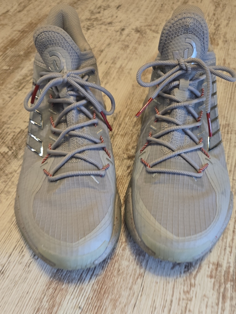 Light Gray Men’s Athletic Sneakers - Performance Lace-Up